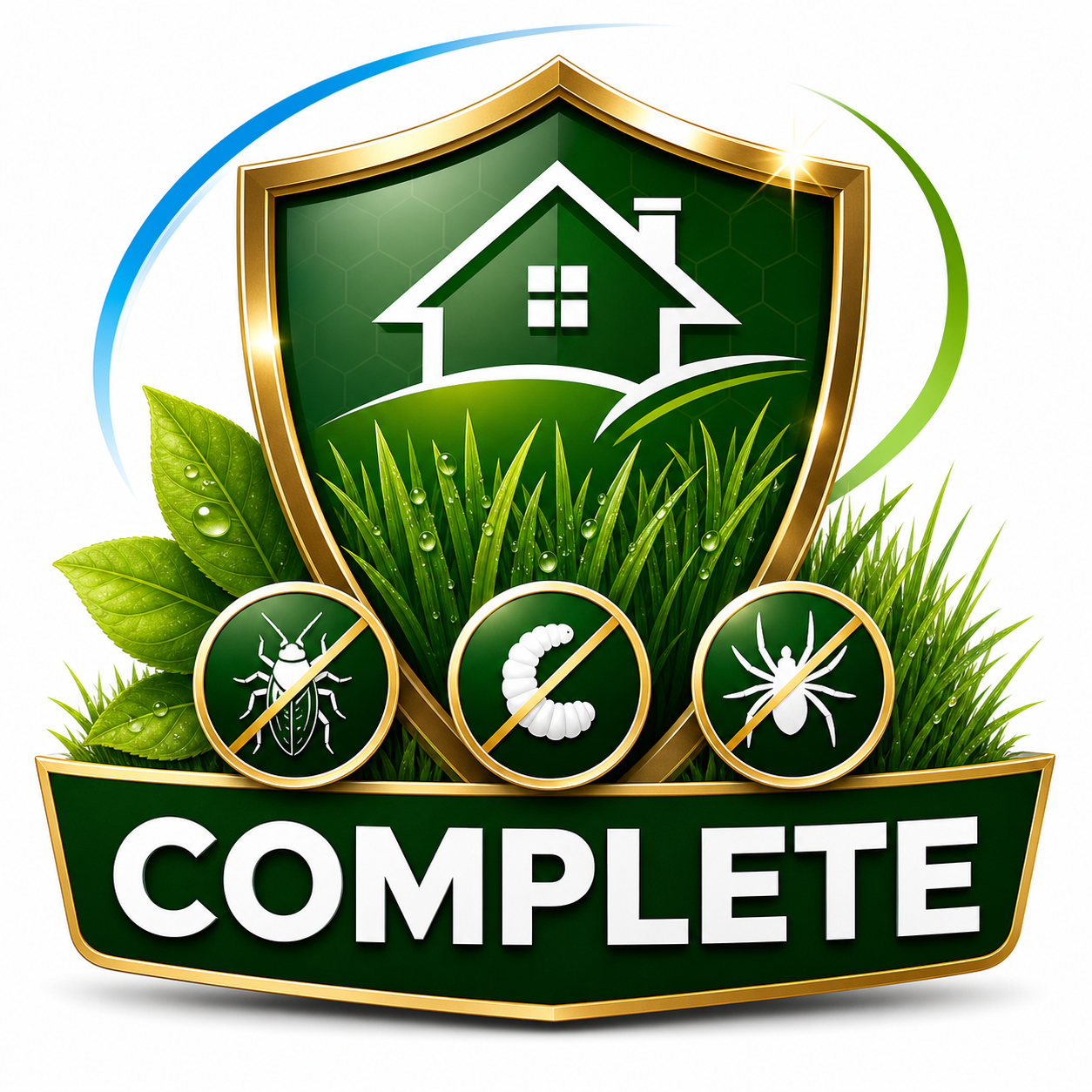 Complete Insect Bundle - Chinch Bug Control, Grub Control, Spider Control - 1 Visit, FREE Kelp Bio-Stimulant