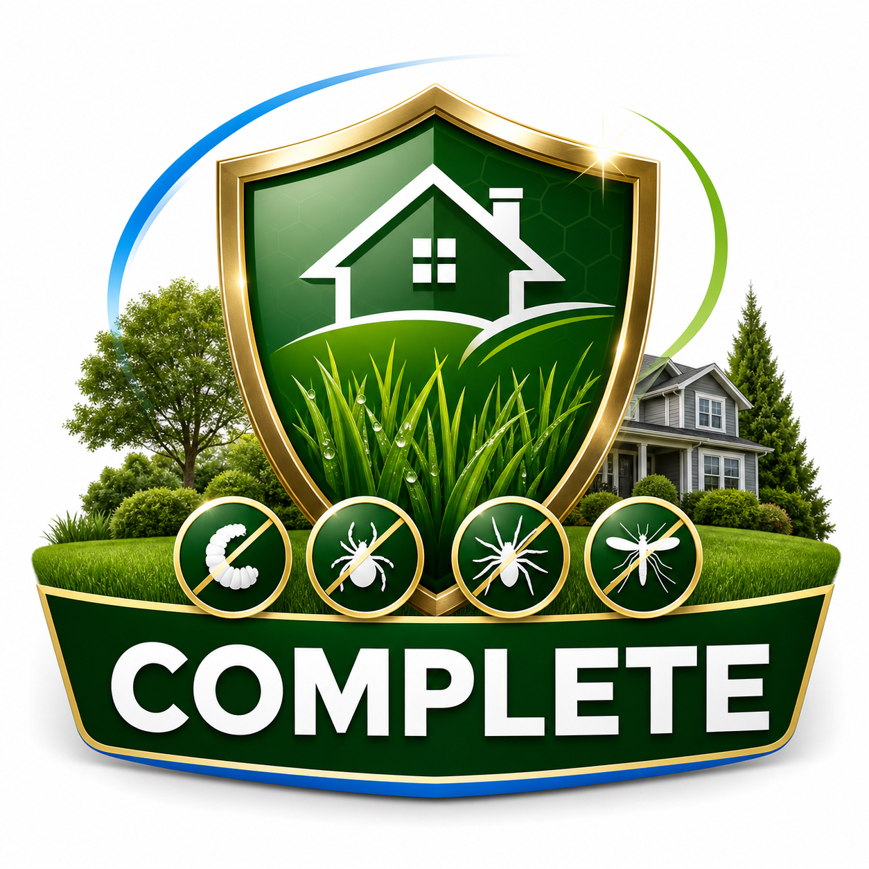 Complete Insect Bundle - Grub Control, Tick Control - 2 Visits, Spider Control - 1 Visit, FREE Kelp Bio-Stimulant